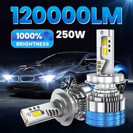 2 แพ็ค หลอด LED H7 Canbus ไฟหน้ารถ ซูเปอร์ HB4 H11 H4 H1 9012 HB3 9005 9006 หลอดไฟชนิดเสียบใช้งานได้
