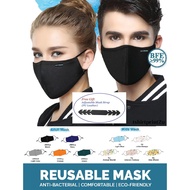 Reusable Face Mask for Adult and Kids 3 PLY Protection BFE99% 【 1 Reusable Mask + 10 Filter Sheet 】
