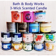 Bath and Body Works 3 Wick Candle Crystal Waters