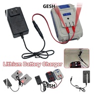 GESH Dual-head Charger, 18/21V/24V Lithium Universal Lithium Battery Charger, Overload Protection Ba