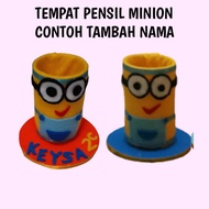 Tempat Pensil Botol bekas Minion