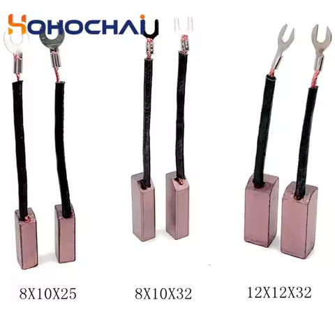 5pcs/10pcs High Copper Brush for Generator Electric Motor 8X10X25 8X10X32 12X12X32 Standard J164