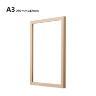 Ikea Flat A3 A4 Black Picture Frame Composite Wood with Shatterproof Glass Horizontal/Vertical Wall
