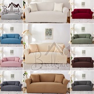 Brilliant Home [Manila stock+COD] 1 2 3 4 L shape Thick sofa cover Polar Fleece Sofa Seat Cover Thick Sofa Slipcover Solid Printed Sofa Covers L Shape Stretch Cover for with arm sofa