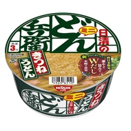 [Ready Stock] Japan Nissin Donbei Eito Japan West Japan Mini Bowl Tofu Skin Udon Noodles 42g Instant