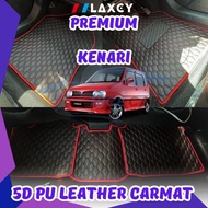 Perodua Kenari LAXEY Carpet Floot mat 5D Carpet Pu Leather