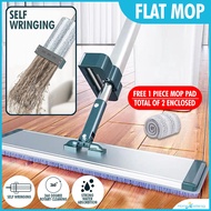 [SG Ready Stock] Self Wringing Flat Mop*360 Spin Mop