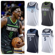 Hot Pressed Jersey Anthony Edwards City Edition Basketball Jersey Minnesota Timberwolves Jersey