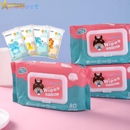 vip.1 Thebest Organic Baby Wipes 80 Pcs Per Pack 99% Water Hypoallergenic (Non-Alcohol-wet wipes)