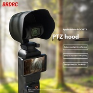Brdrc Suitable for DJI OSMO POCKET 3 Hood Lens Protective Cover Sunshade Anti-Glare Accessories