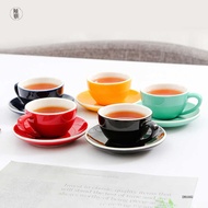 Espresso espresso Ceramic Coffee Cup Saucer Set Printed European Cappuccino Coffee Cup Set