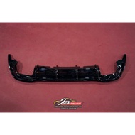 VW Volkswagen Golf Mk8 GTI R-Line Rear Diffuser Max Quad Exhaust Real Forged / Carbon Fiber / ABS Gl