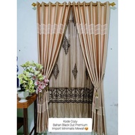 18-piece semi-ring curtains 9 waves and 24Rings 12 waves, premium luxury blackout
