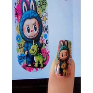 Labubu Nail Art Press On Nail Manicure Fake Nail