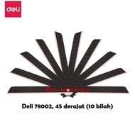 Deli isi cutter kecil hitam isi ulang cuter hitam black cutter blade