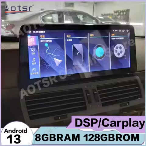 Android Carplay Car Radio Stereo Player For BMW 7 Series E65 E66 2002~2007 GPS Navigation Automotive