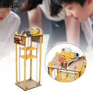 Tadill Electric Elevator Model Elevator Electric Elevator DIY Kits Hand-eye Coordination Kids Physic