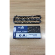 MESIN SJ Mio 5TL 2x3-90L Timing Chain Mio Sporty Smile Soul/ Mio J Soul GT 115 Kamprat Chain/ BEAT P