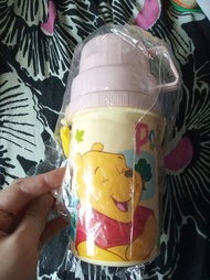 全新 維妮熊水壺 Winnie the Pooh 暖水壺 熱水壺 旅行水壺 便攜方便 小朋友 學生 中古 返學用