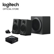 [Combo Set] Logitech Z Series Speakers + Bluetooth Audio Receiver Multimedia Speaker System with Subwoofer, EU PLUG