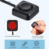 FF Momentary Push Button Switch 12V 24V Black Plastic Mini Car Alarm DIY Surface Mount PH