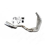 PR2 Exhaust Pipe HONDA CBR650F CB650F CBR650R CB650R Long Outlet Under The Footrest Of The Stacked P