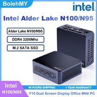 F10 Intel Alder Lake N100/N95 DDR4 DUAL Screen Display Office MINI PC