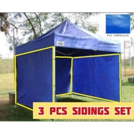 ஐ△✑Set Of 3 Sides for 2x3 Tent LONA TRAPAL TOLDA