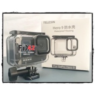 Waterproof Case Gopro HERO9 HERO 9 Underwater Hardened Glass Telesin