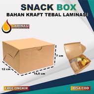 Dus Snack|Box Snack|Isi 150/200/250/300/500pcs|Dus Kue|Lunch Box Paper|Dus Makanan|Box Ayam Crispy