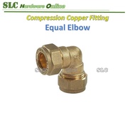 15mm 22mm Copper (Brass) Compression Fittings for Copper / Stainless Steel Tube Pipe
