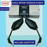 A Pair of Yamaha N Max Series Emgi 9319 Motorcycle Rearview Mirrors