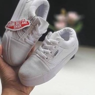 12.12 Children Shoes VANS OLD SKOOL FULL WHITE MOTIF Rope / SNEAKER Shoes / Children Shoes L