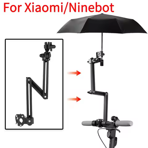 Universal Electric Scooter Umbrella Stand Multiused Foldable Stand Umbrellas Holder for Xiaomi M365 