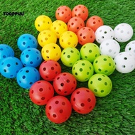 tooppuu 10pcs Indoor golf ball golf practice balls golf light ball have hole Golf Traini new