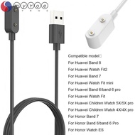 MYROE 2PCS 100cm Quick Charger Fashion Replacement Watch Accessories Fast Charging Cord Station for Huawei Band 8 7 6 NFC