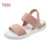 YOTO NEW Soft Bottom Korean Fashion sandals for women Stretchable Strap