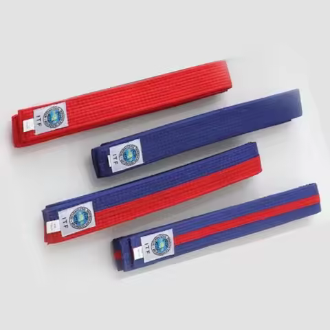Multicolor Optional Taekwondo Belt Professional Karate Belts Martial Arts Judo Karate TKD Aikido Uni