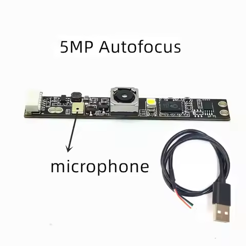 5MP OV5640 USB Camera Module Board 2592x1944 Resolution For Laptop PC Computer Autofocus Webcam Modu