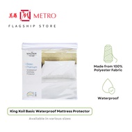 King Koil Basic Waterproof Mattress Protector | Available in Single, Super Single, Queen, King &amp; Super King