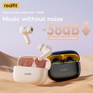 【Local stock】Realfit F3 Bluetooth Earphone -38dB Noise Cancellation Sport Headset 360° Spatial Sound