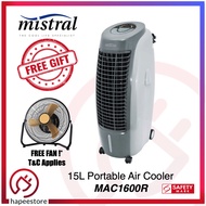 [FREE FAN !] Mistral MAC1600R Portable Evaporative Air Cooler w Ionizer (15L)
