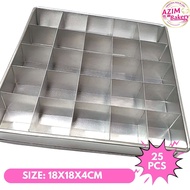 LOYANG BROWNIES CUTTER (18X18X4CM) BROWNIES TRAY | ACUAN BROWNIES LOYANG WITH CUTTER LOYANG BROWNIES