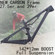 Tanke 27.5Er 29Er All Mountain Enduro Carbon Full Suspension Frame Bike (142x12mm)