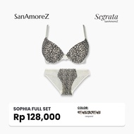 Push Up Bra LaceWanita with Underwire Lingerie Set Size 34A-40B SanAmoreZ Sophia