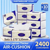 【10 Pack】 DWY Soft Tissue Deluxe Soft Facial Tisu 5-Ply 240 Sheets tissue cheerful thickness bilik a