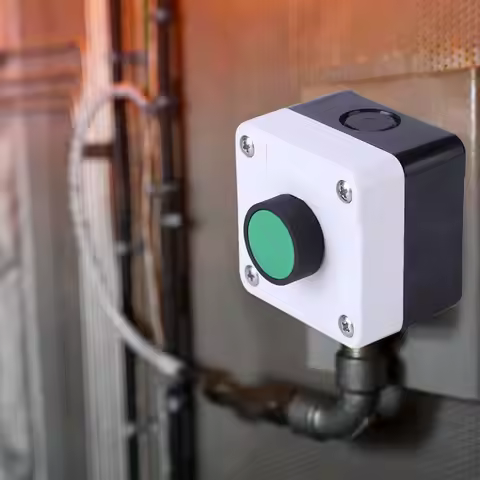 Push Button Switch Control Box Emergency Stop Switch Push Button For Electromagnetic Starters