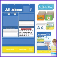 Alphabet Learning Pocket Chart Alphabet Chart for Wall Interactive Letter Handwriting Practice Tool 