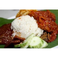 IPOH FOOD - WAK NASI LEMAK SET DAGING /SOTONG/TELUR/SAMBAL (HALAL) x 5sets  - MIN 4 FROZEN LINKS TO 