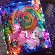 🔥XD.Store Gift Boxes Holiday Gift Super Large Wave Board Lollipop Gift Box Cute Doll for Children Girlfriend Starry Sky